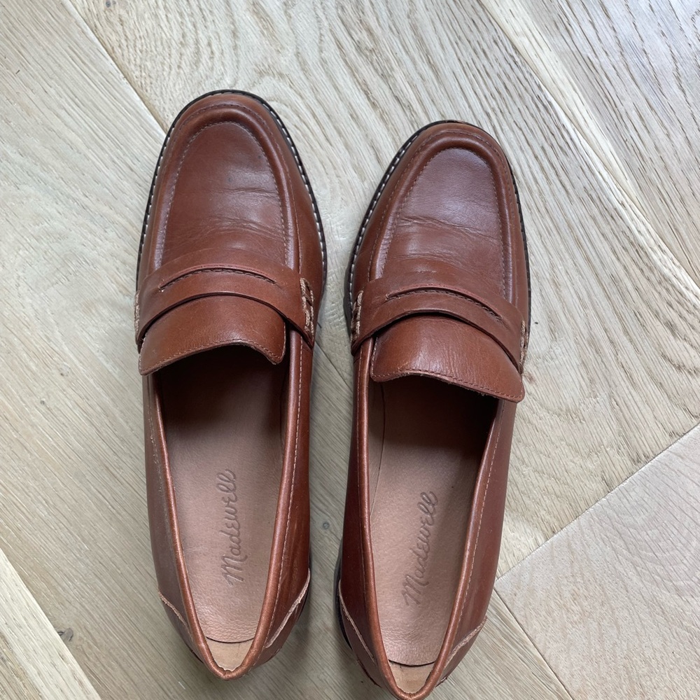 Madewell Women's Brown Leather Loafers